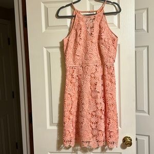 Coral colored spring Dress worn once